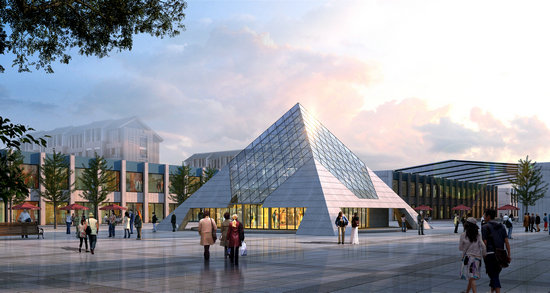 包头金字塔网架